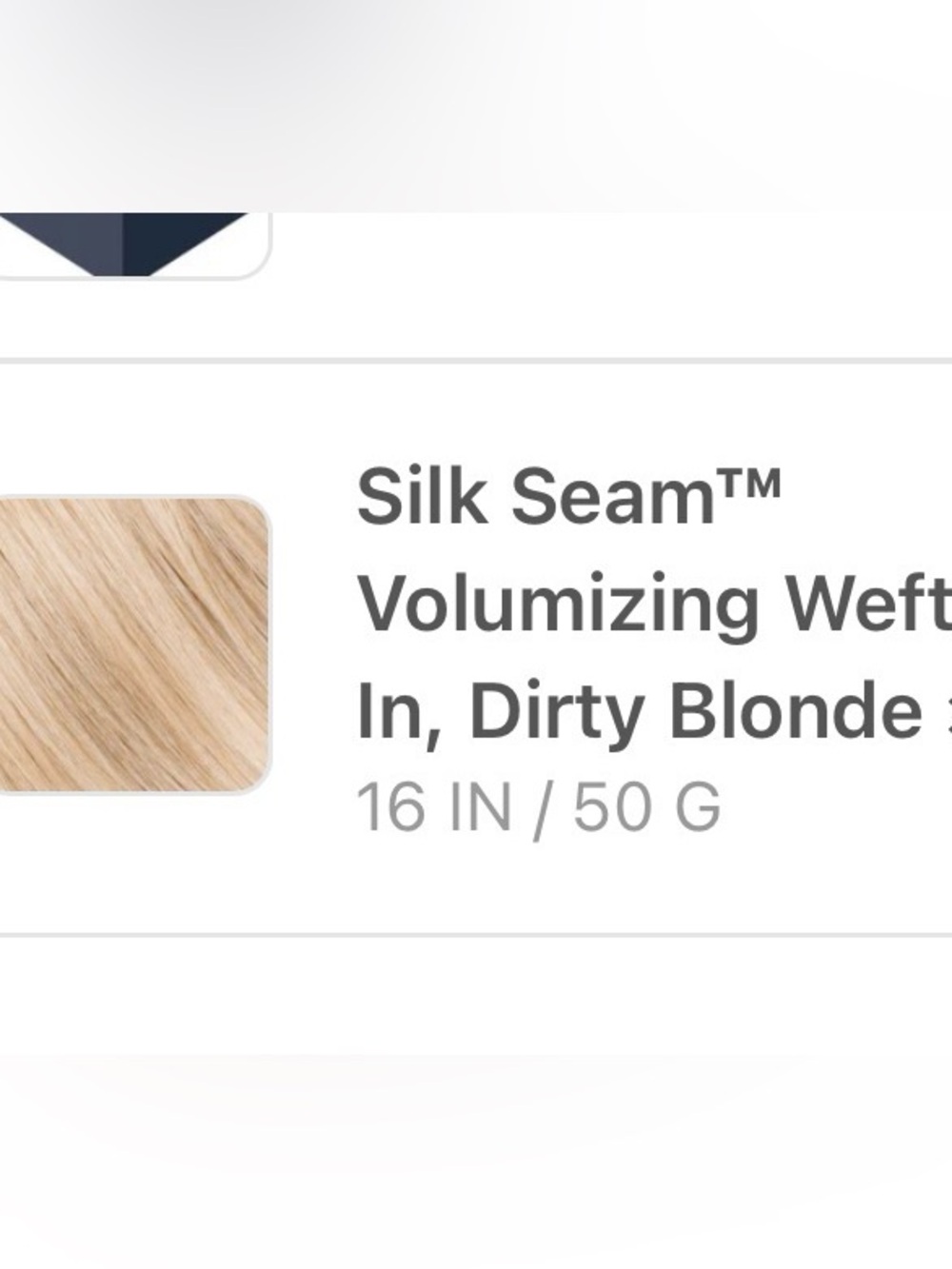 BELLAMI Blonde Silk Seam Volumizer Weft - Picture 3 of 5